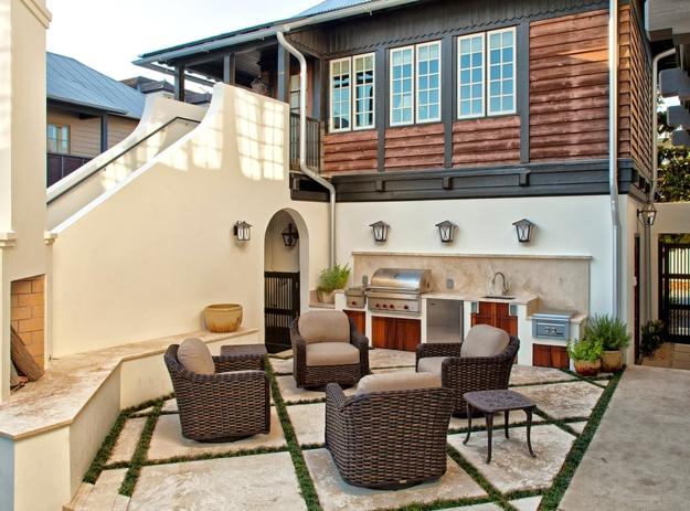 summer kitchens backyard designs