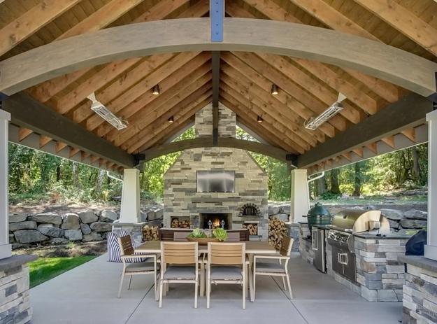 summer kitchens backyard designs