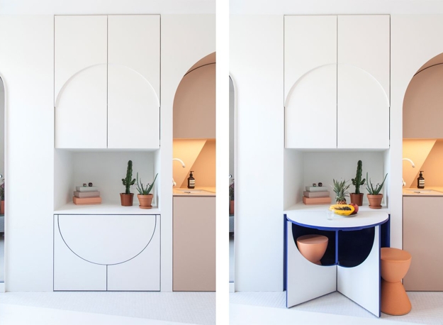 space saving ideas for small rooms transformer table designs