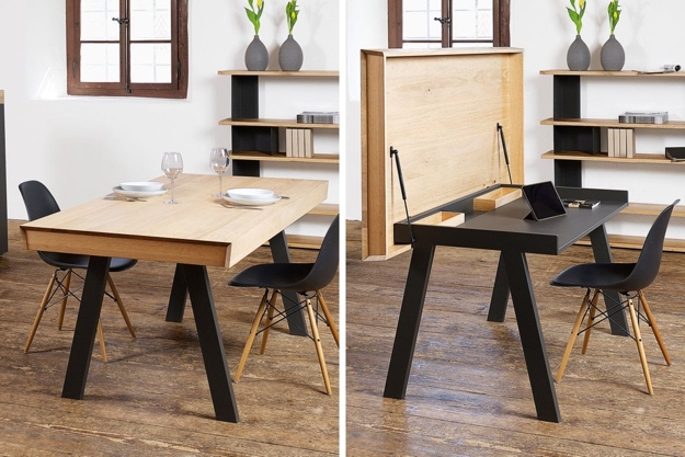 space saving ideas for small rooms transformer table designs
