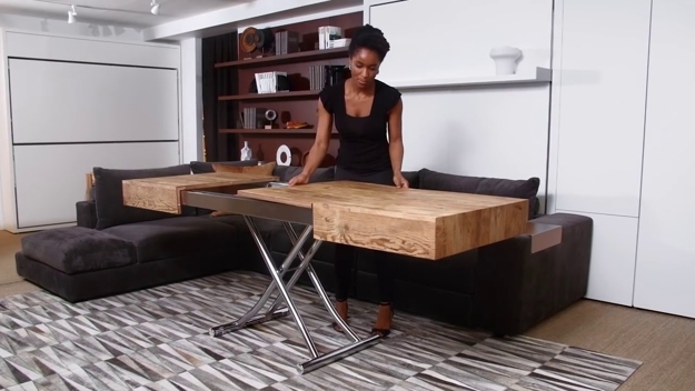space saving ideas for small rooms transformer table designs