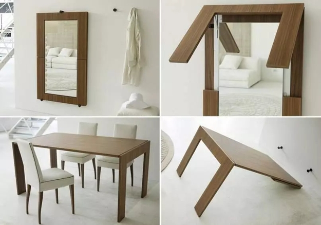 space saving ideas for small rooms transformer table designs