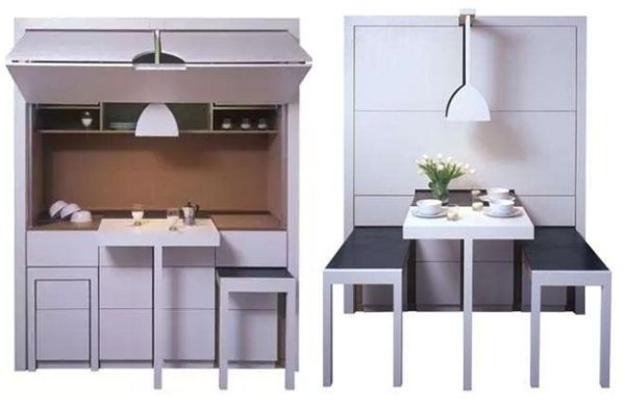 space saving ideas for small rooms transformer table designs