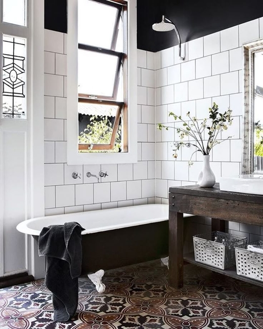 how to mix tile designs contemporary ideas