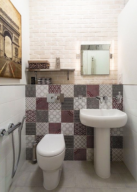 how to mix tile designs contemporary ideas