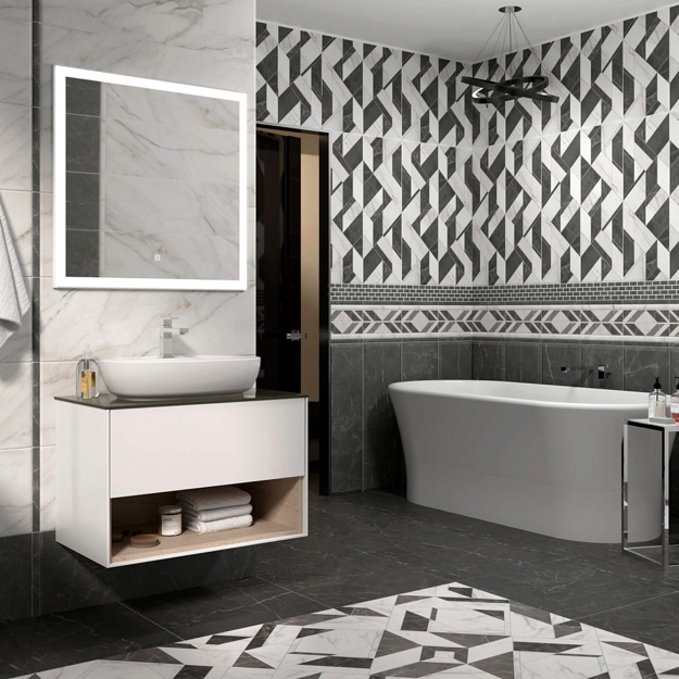 how to mix tile designs contemporary ideas
