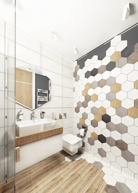 how to mix tile designs contemporary ideas
