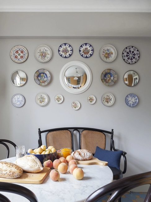 plate arrangements wall decoration