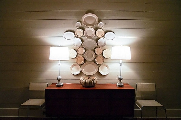 plate arrangements wall decoration