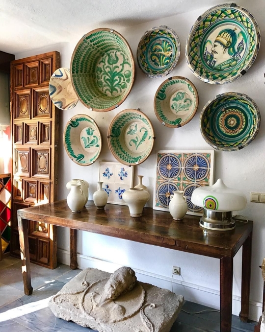 plate arrangements wall decoration