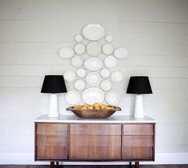plate arrangements wall decoration