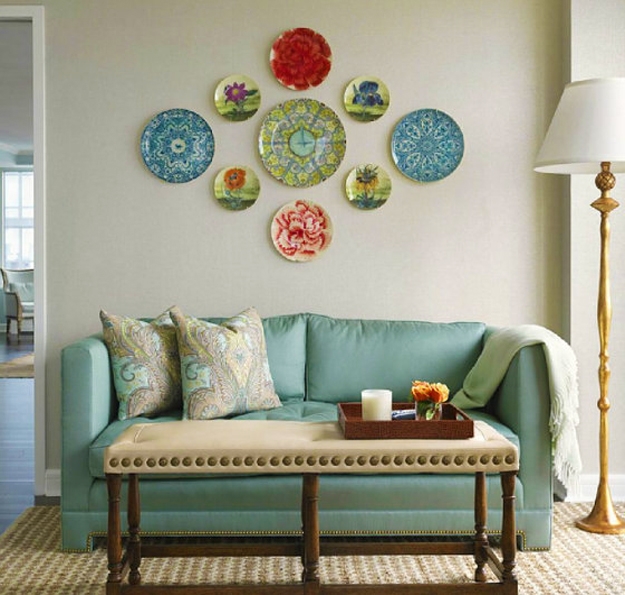 plate arrangements wall decoration