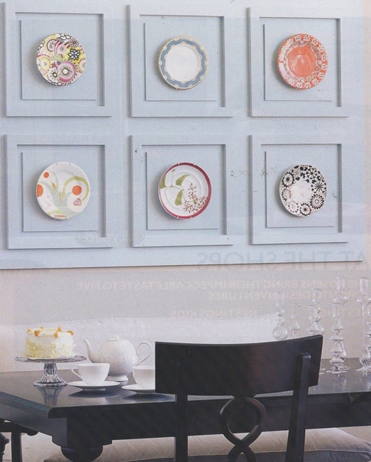plate arrangements wall decoration