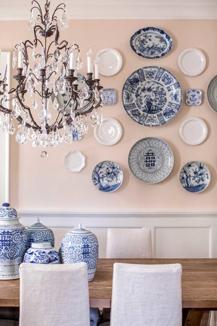 plate arrangements wall decoration
