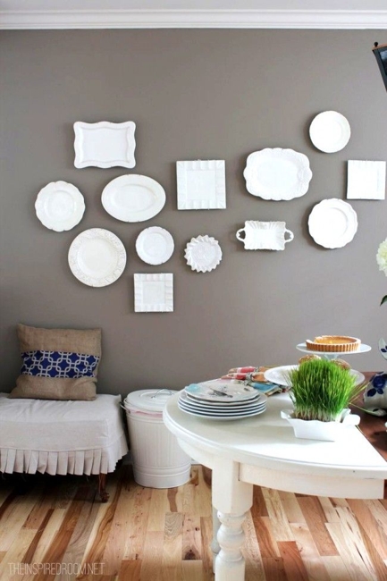 plate arrangements wall decoration
