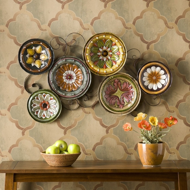 plate arrangements wall decoration