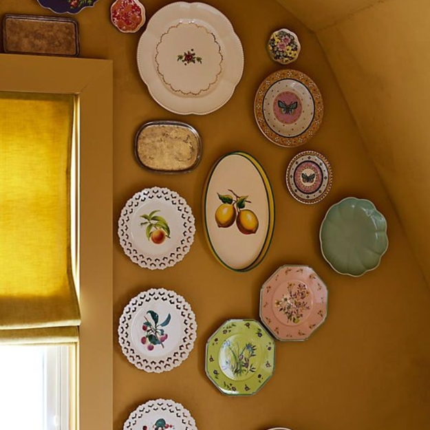 plate arrangements wall decoration