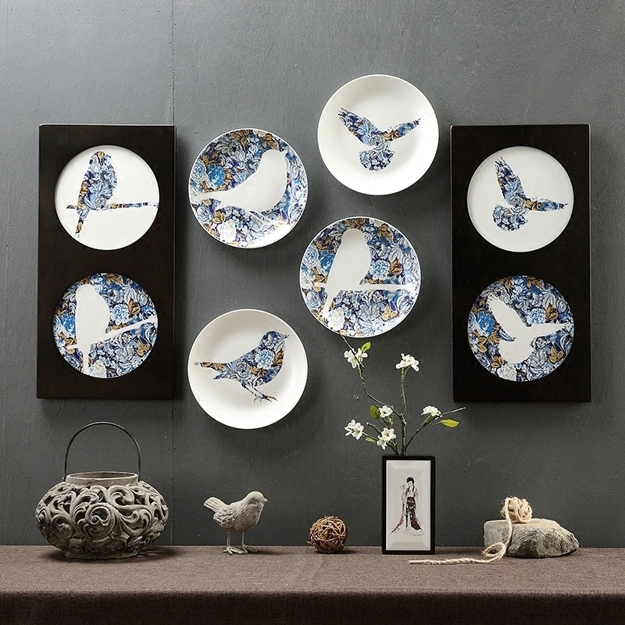 plate arrangements wall decoration