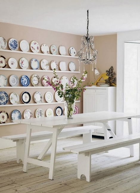 plate arrangements wall decoration