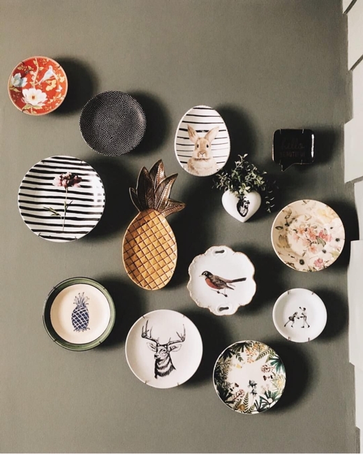 modern plates themed tableware