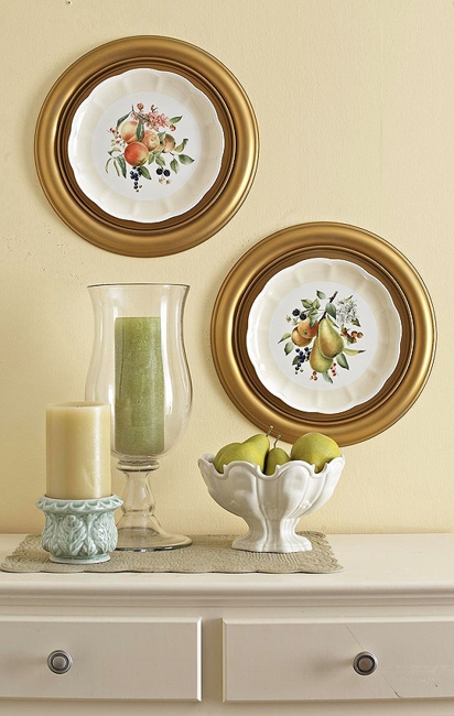 plate arrangements wall decoration