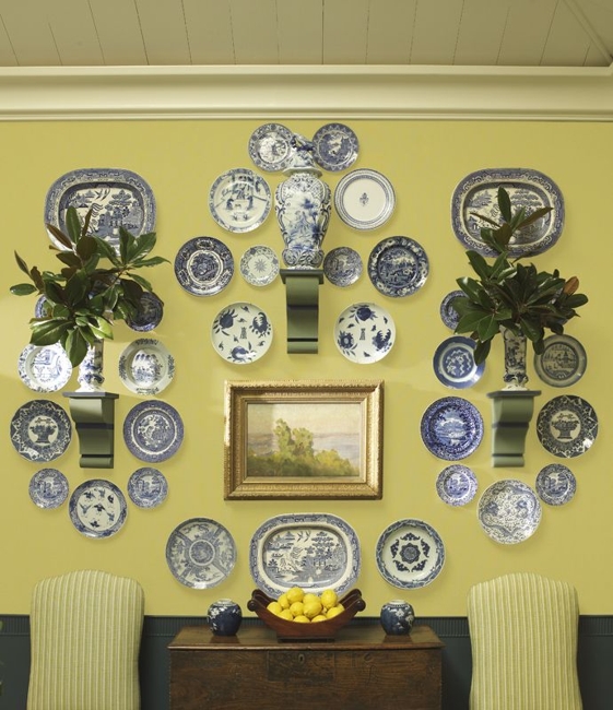 plate arrangements wall decoration