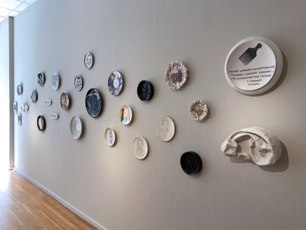 plate arrangements wall decoration