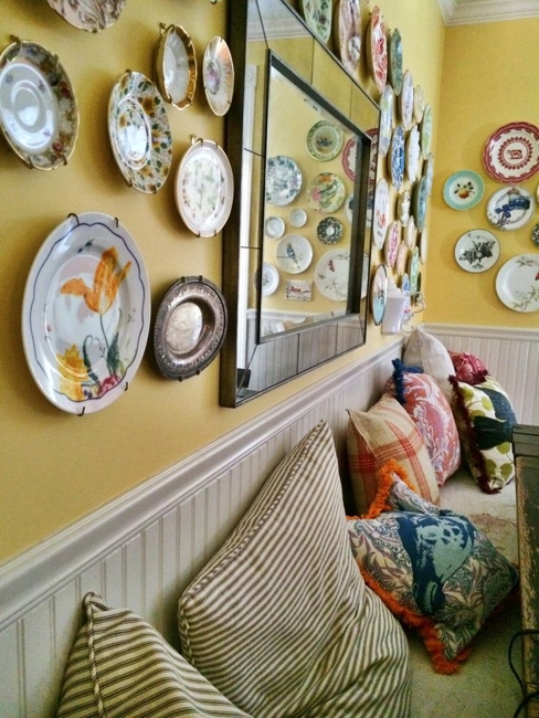 plate arrangements wall decoration