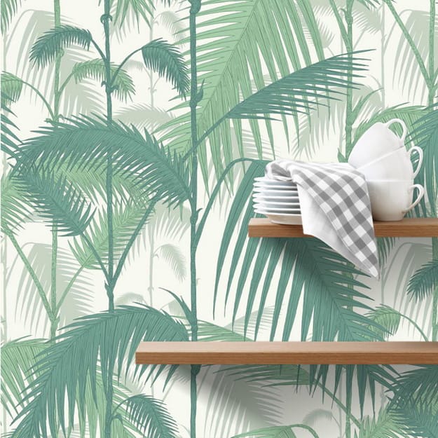 green leaf patterns beautiful wallpaper