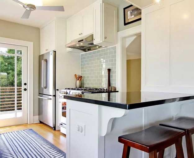 glass tiles modern kitchen wall designs