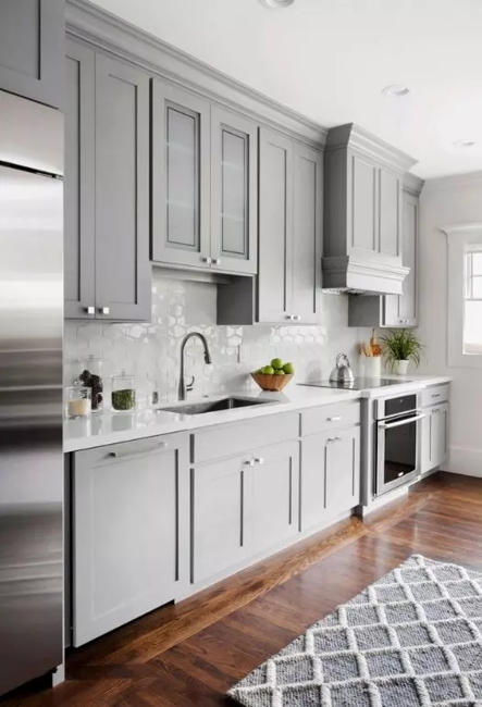 glass tiles modern kitchen wall designs