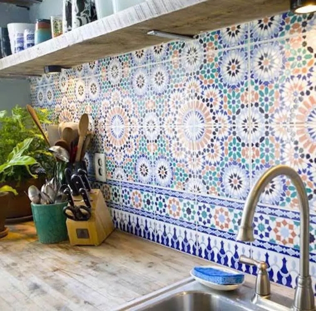 kitchen backsplash ideas moroccan tile design