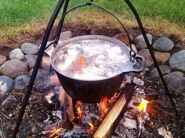 open flame cooking idea