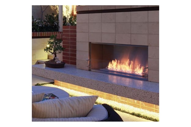 outdoor home spaces modern fireplaces