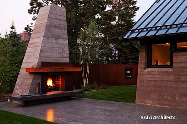 creative fireplace design