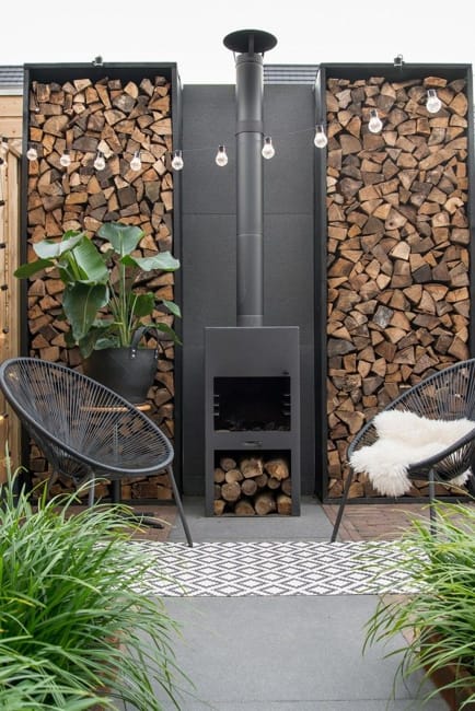 wood stove