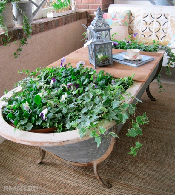 diy bathtub planters furniture garden features