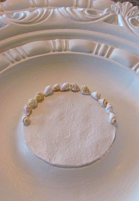 seashell decorations diy wall medallion