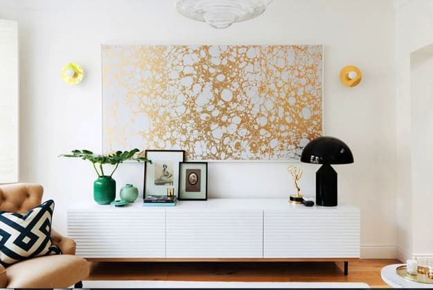 accent wall design framed wallpaper