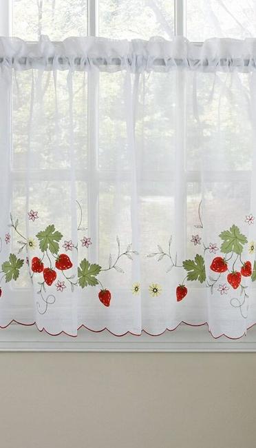 white red curtain ideas