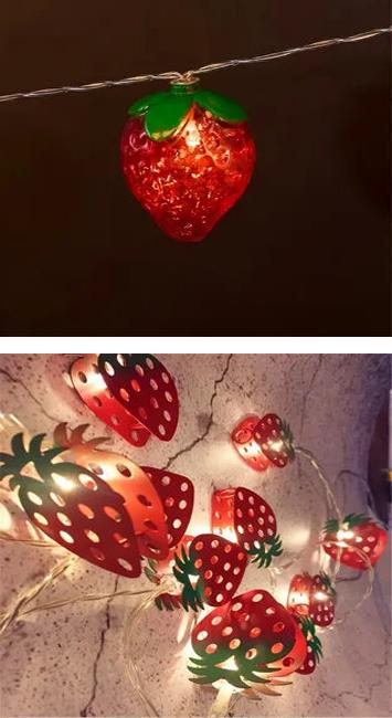 berry shaped string lights