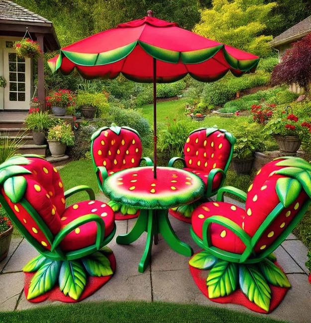 strawberry patio ideas outdoor furniture