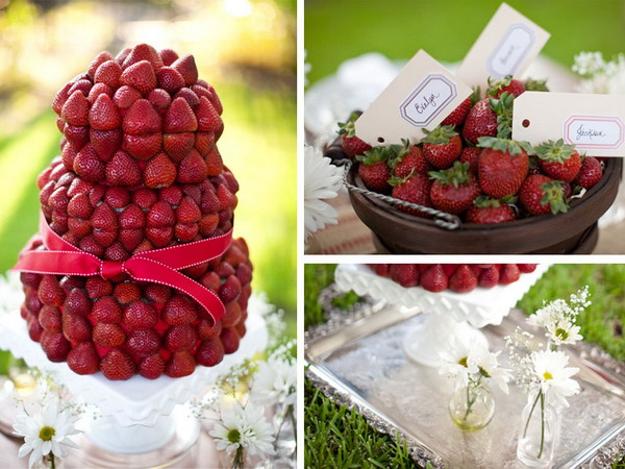 food decoration strawberries