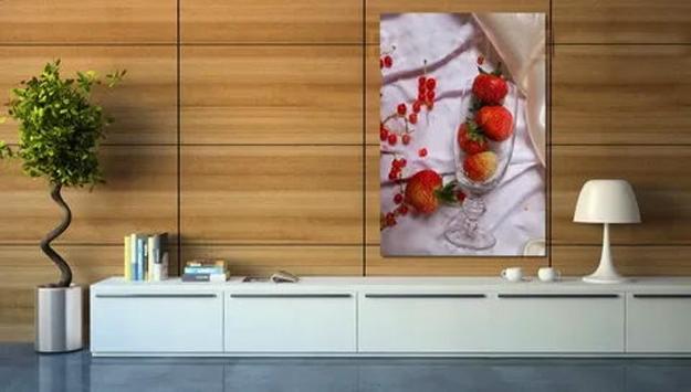 strawberry prints wall decorations