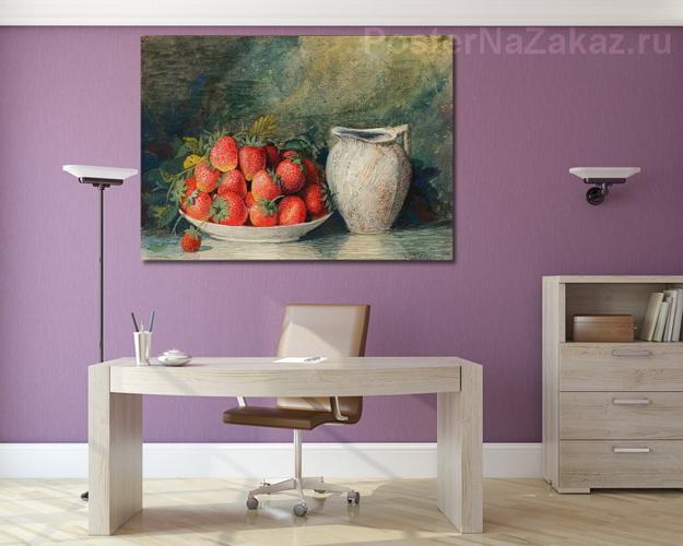 strawberry prints wall decorations