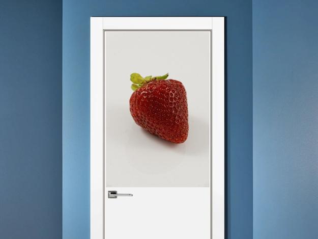 strawberry prints door decorations