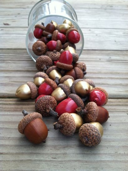 acorn painting ideas 