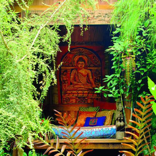 quiet spots being alone outdoor summer decorating ideas