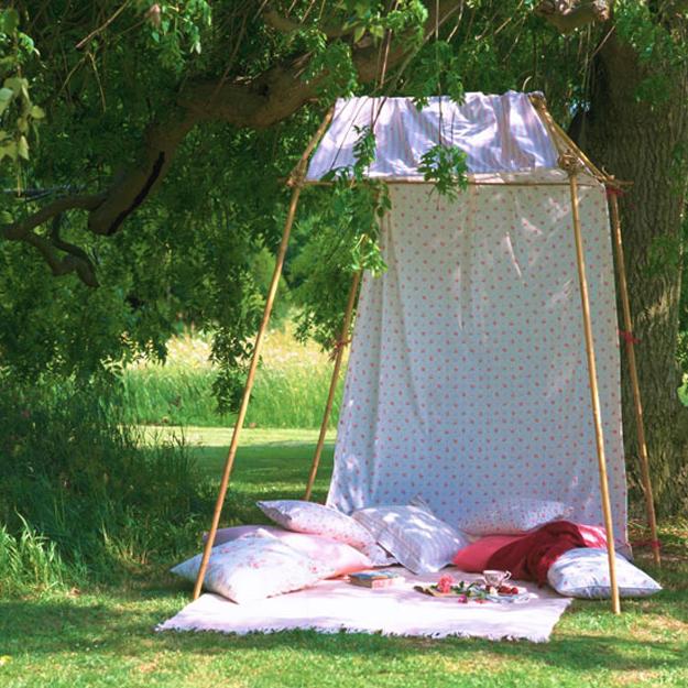 quiet spots being alone outdoor summer decorating ideas