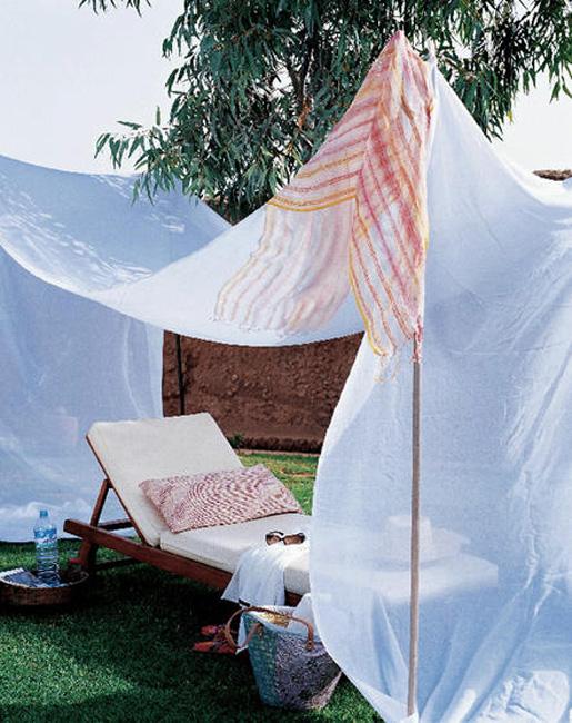 quiet spots being alone outdoor summer decorating ideas